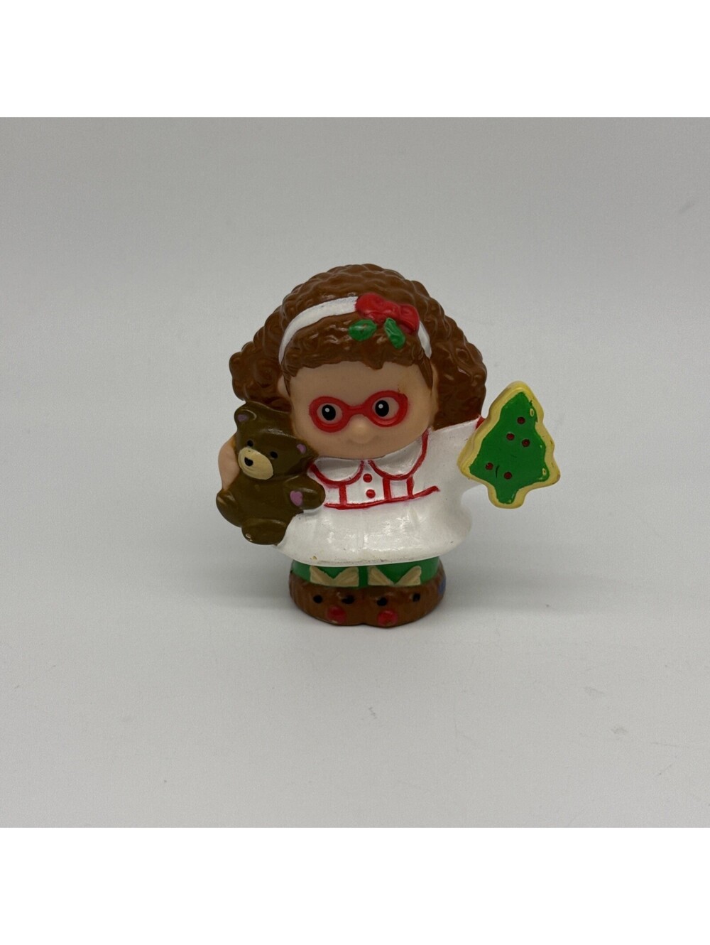 Fisher-Price Little People VHTF Maggie Holding Christmas Cookie 2009